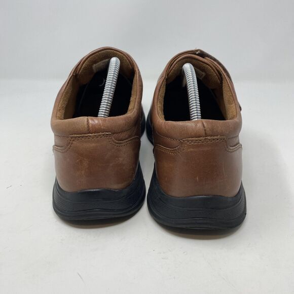 Anodyne Shoes Mens Size 8.5 Wide Brown Leather Hook Loop Walking Comfort main image 9